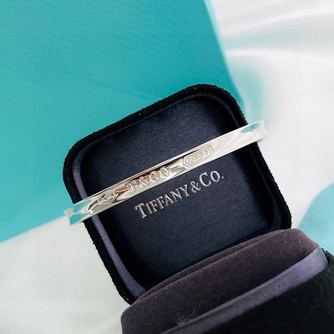 Tiffany 1837 Cuff Bracelet - 18K White Gold