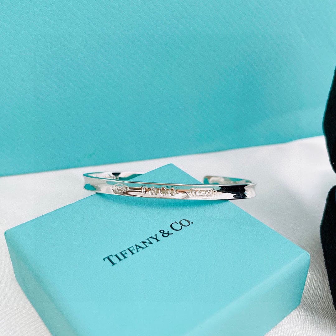 Tiffany 1837 Cuff Bracelet - 18K White Gold