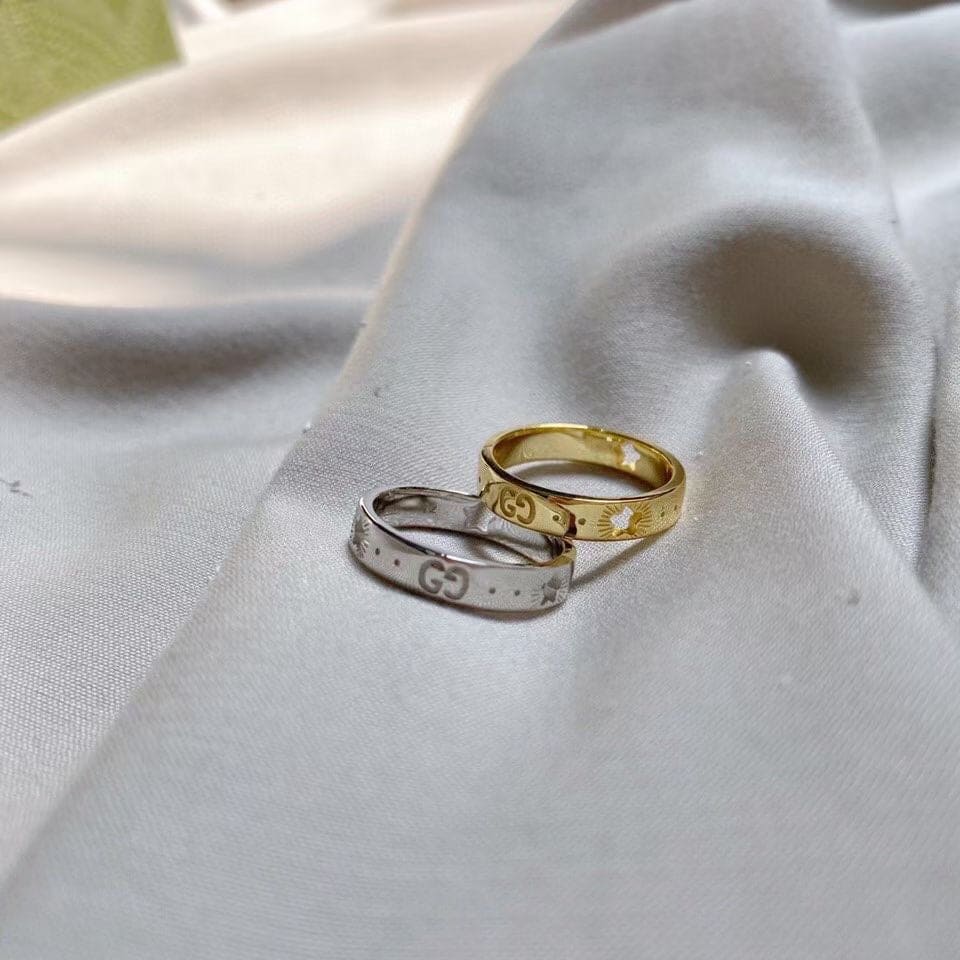 Gucci Double G Ring - 18K White Gold