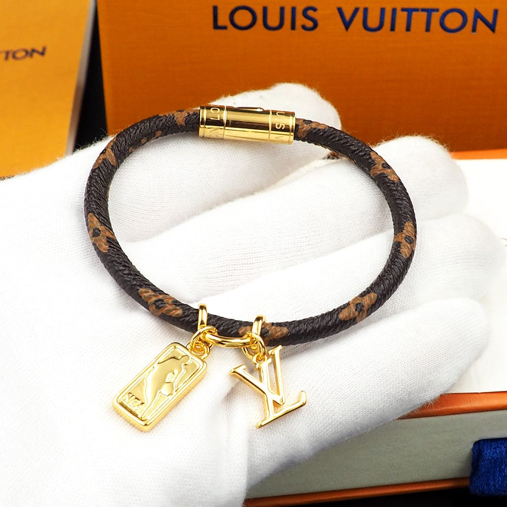 Louis Vuitton NBA Hang It Leather Bracelet