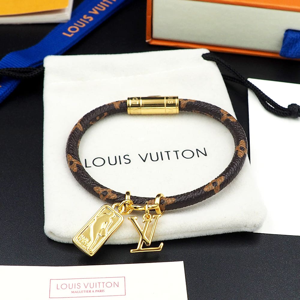 Louis Vuitton NBA Hang It Leather Bracelet
