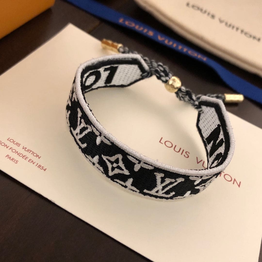 Louis Vuitton Buddy Red & Black Bracelet