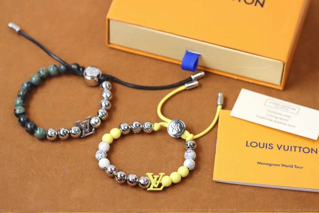 Louis Vuitton Monogram Beads Yellow Bracelet