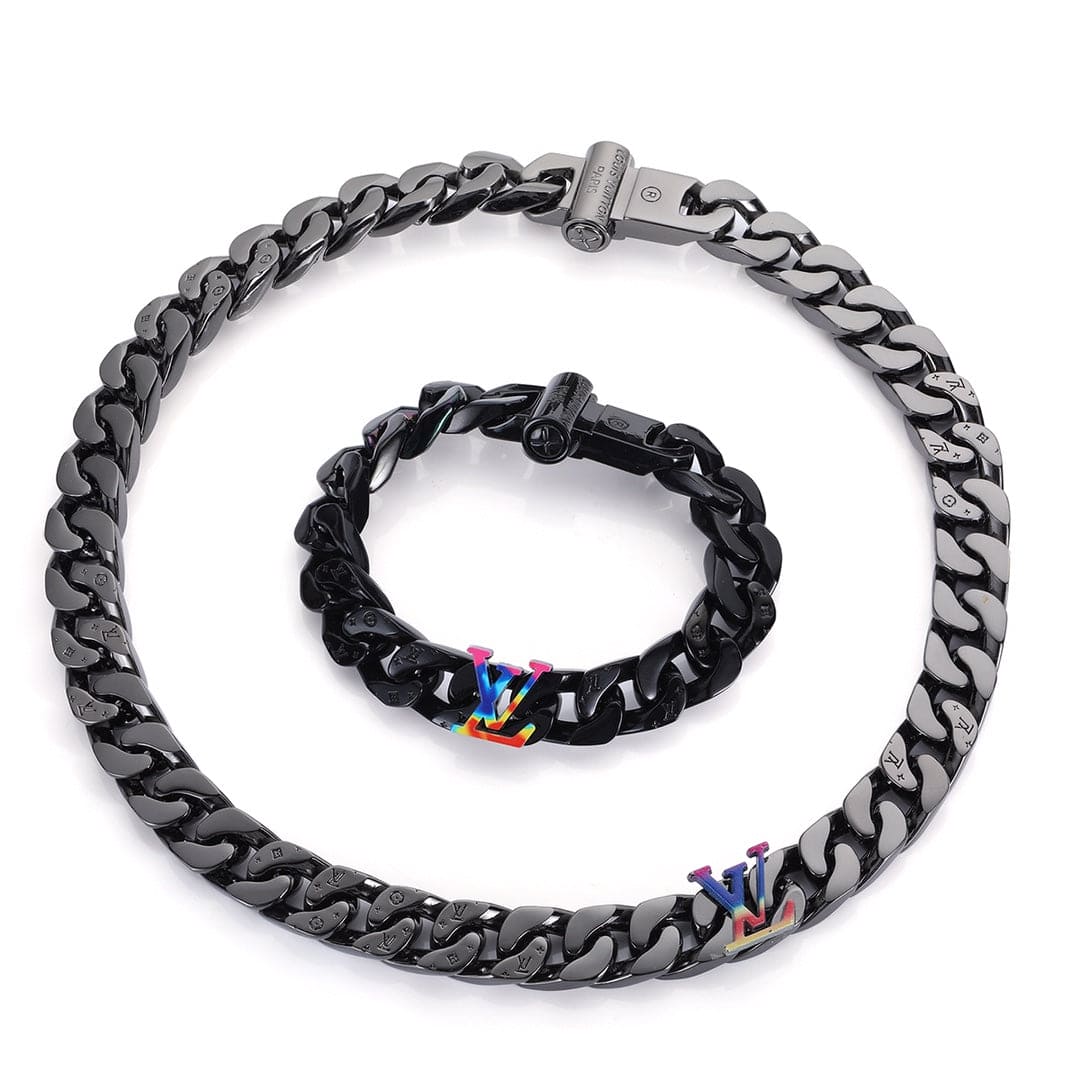 Louis Vuitton Rainbow Chain Link Bracelet
