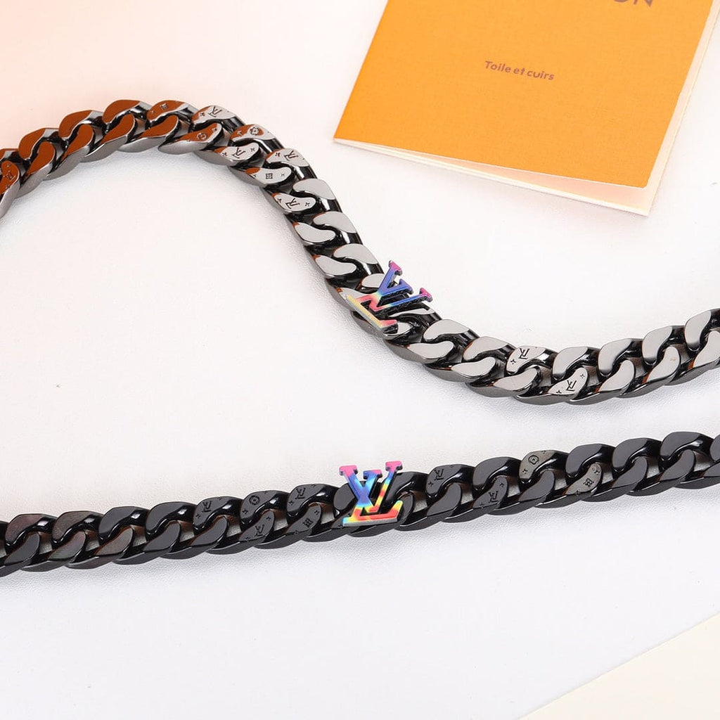 Louis Vuitton Rainbow Chain Link Necklace