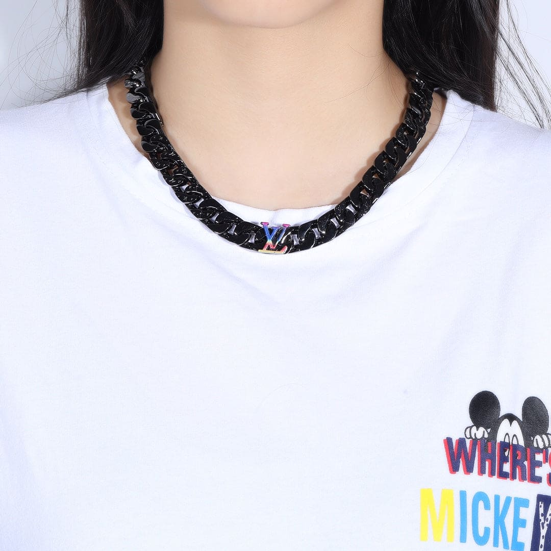 Louis Vuitton Rainbow Chain Link Necklace