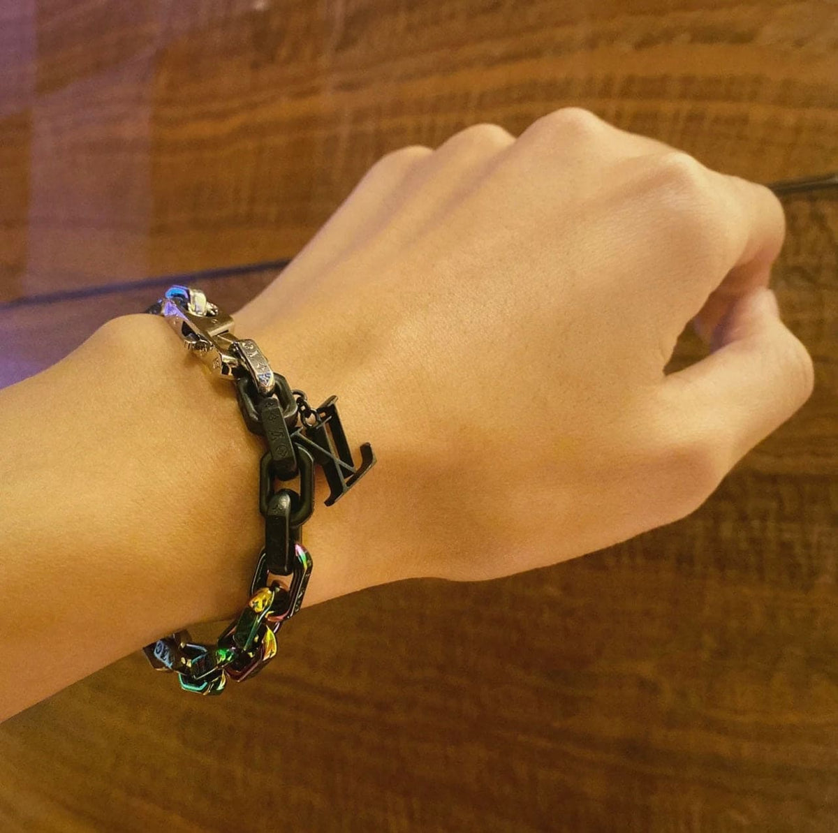 Louis Vuitton Street Style Chain Bracelet