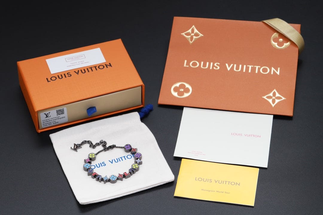 Louis Vuitton Monogram Party Black Bracelet