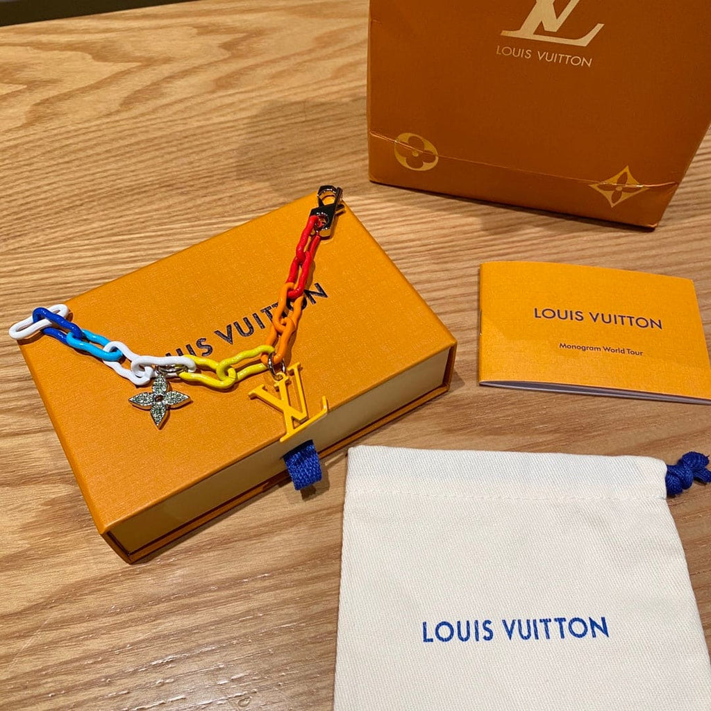 Louis Vuitton Rainbow Ceramic Chain Bracelet
