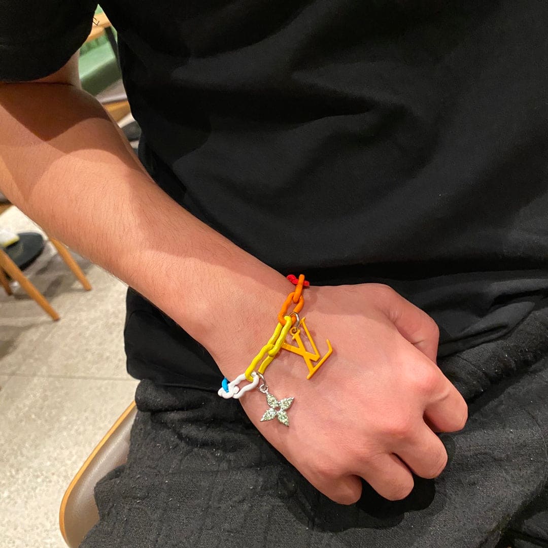 Louis Vuitton Rainbow Ceramic Chain Bracelet