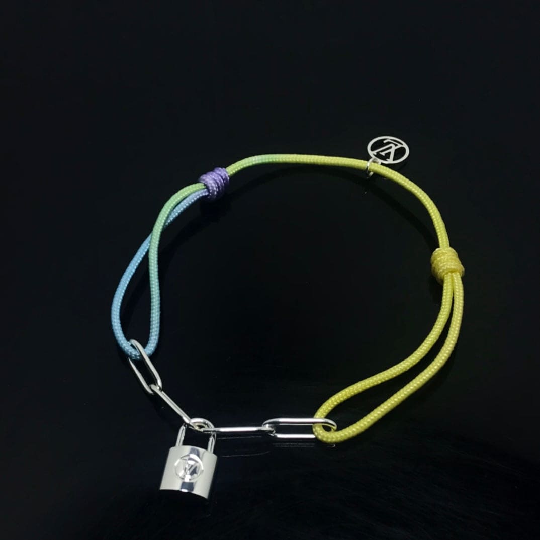 Louis Vuitton Silver Lockit X Virgil Abloh Rainbow Bracelet