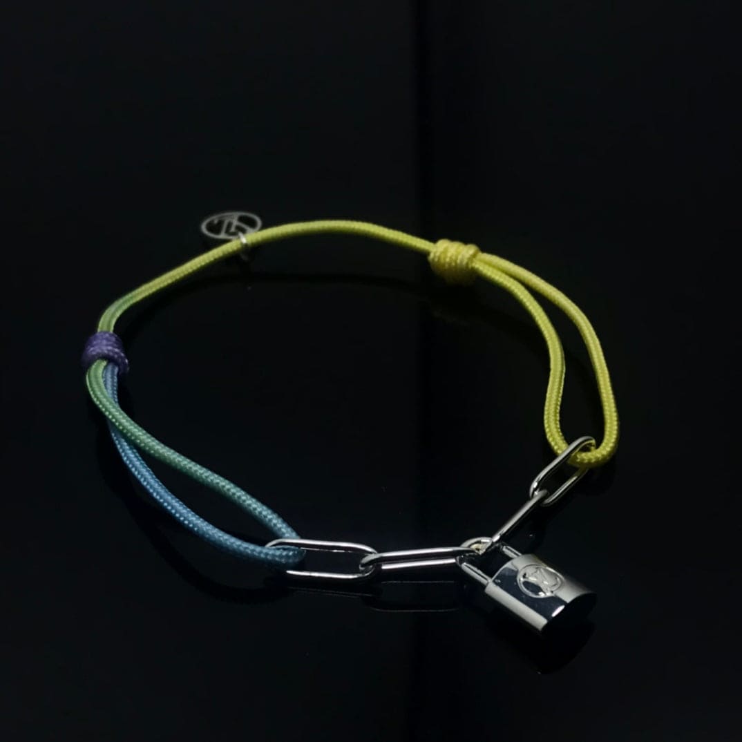 Louis Vuitton Silver Lockit X Virgil Abloh Rainbow Bracelet