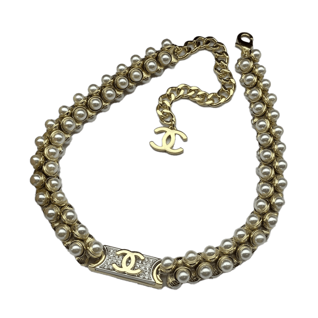 Chanel Pearls Chain Necklace
