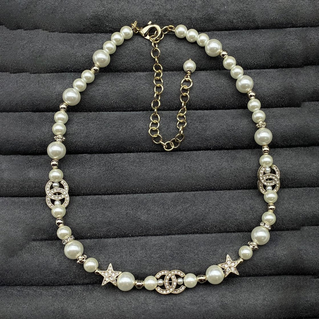 Chanel Pearls & Stars Necklace