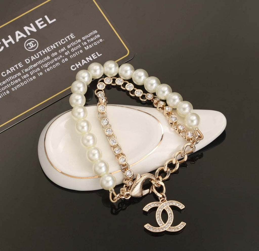 Chanel Pearls Chain Bracelet