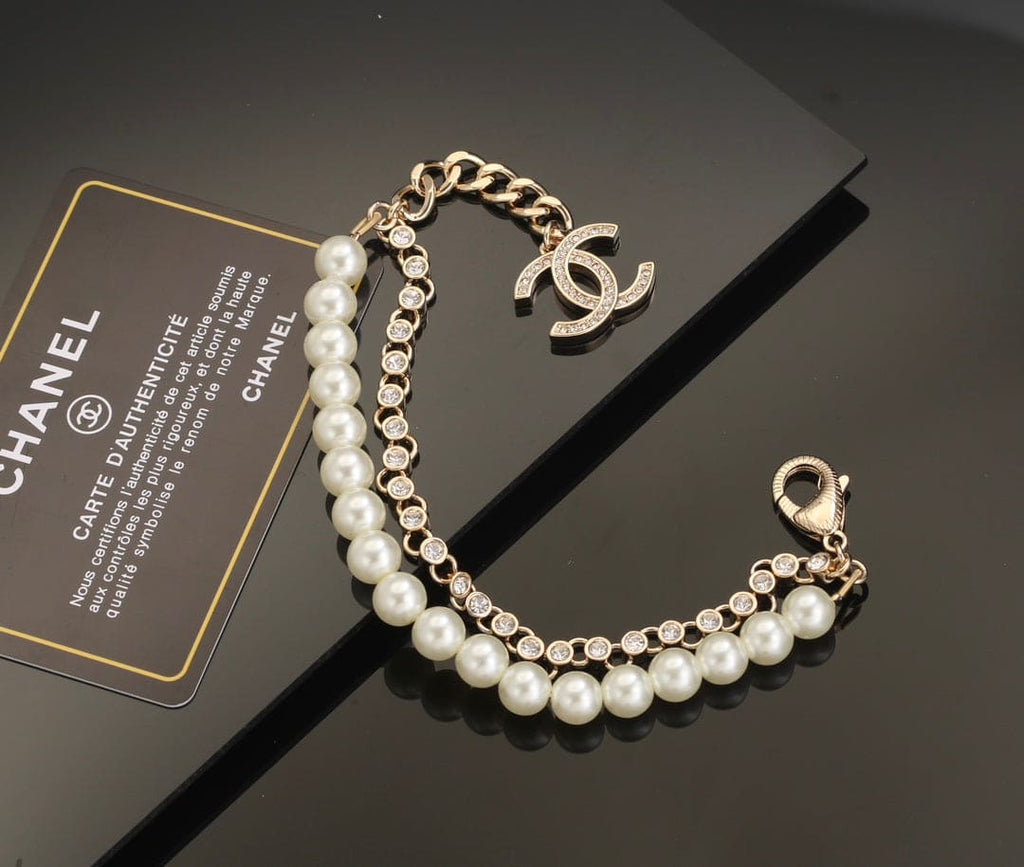 Chanel Pearls Chain Bracelet