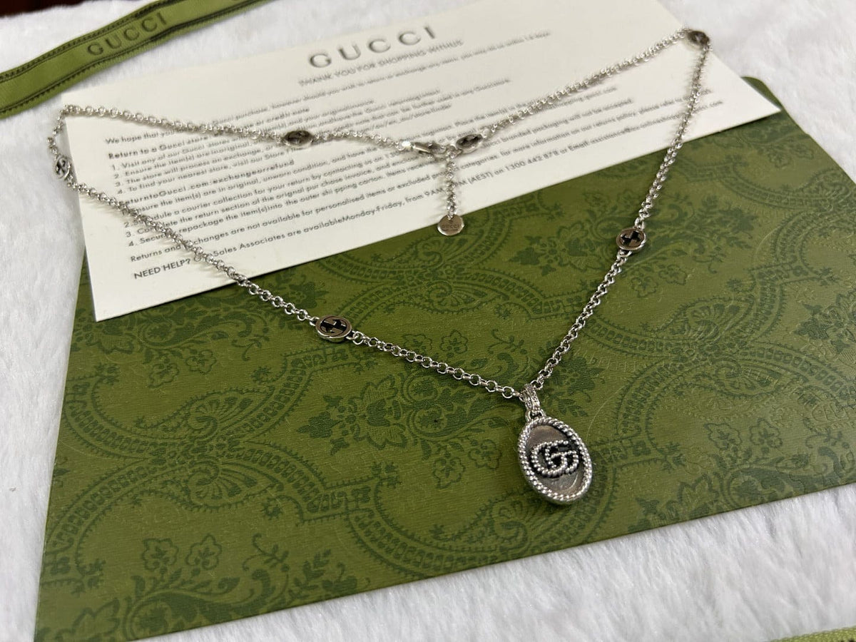 Gucci Double G Pendant Necklace