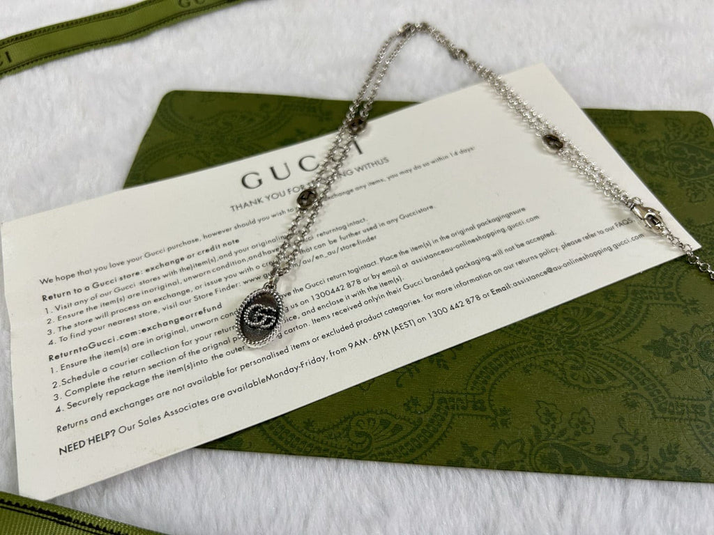 Gucci Double G Pendant Necklace