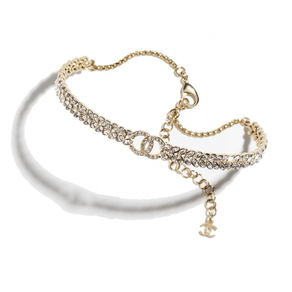 Chanel Chain Choker Diamond Necklace