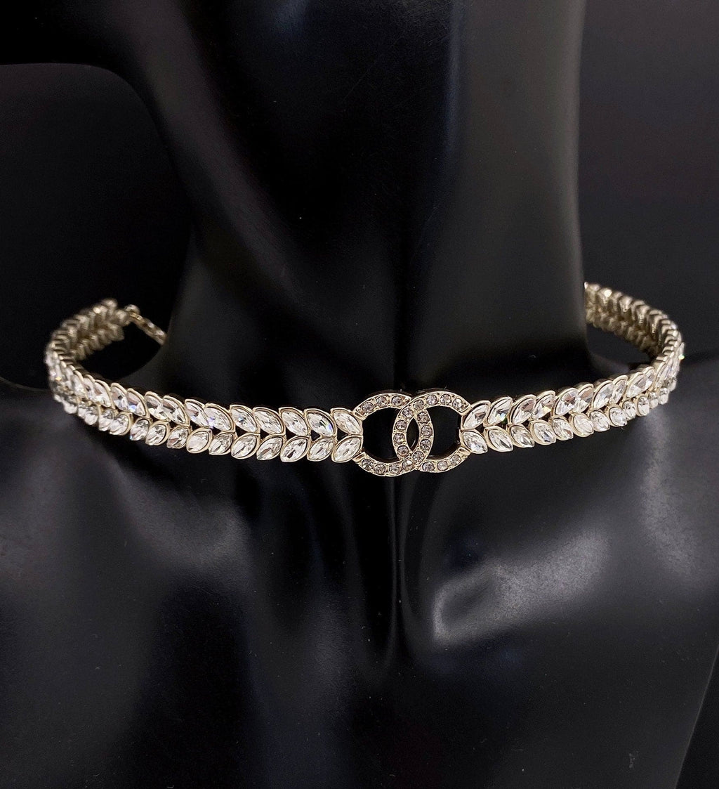 Chanel Chain Choker Diamond Necklace