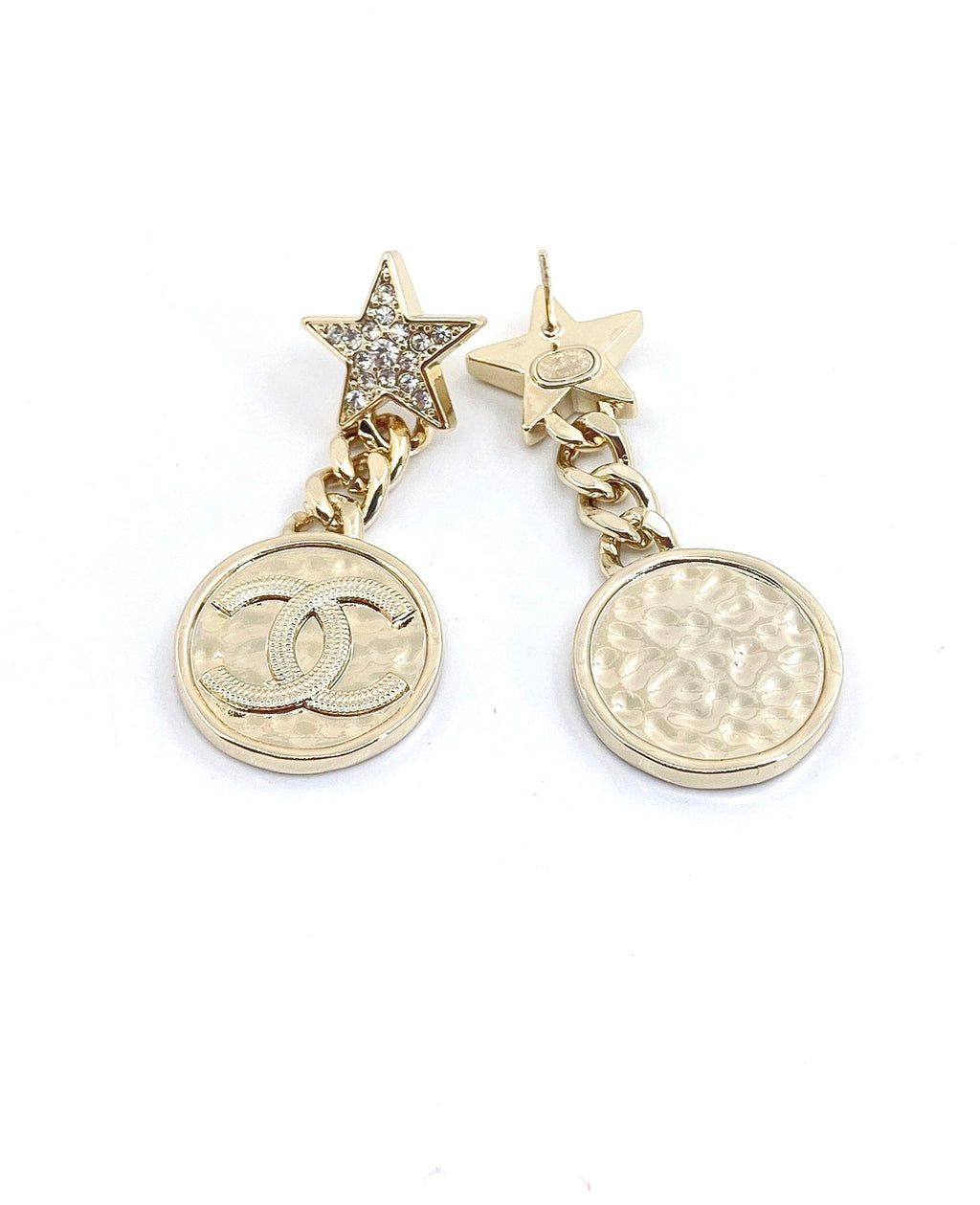 Chanel Star Vintage Earrings - 18K Yellow Gold