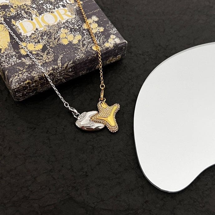 Dior Homme x Kenny Scharf Crystal Pendant Necklace