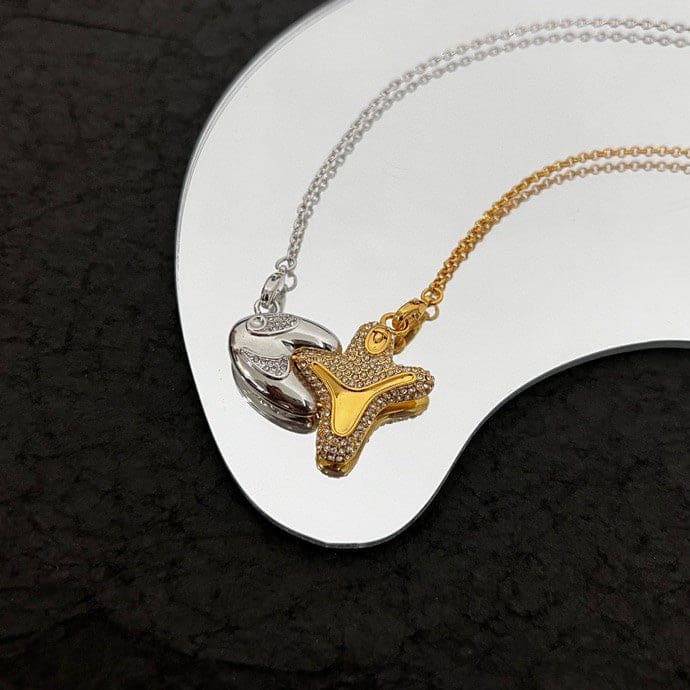 Dior Homme x Kenny Scharf Crystal Pendant Necklace