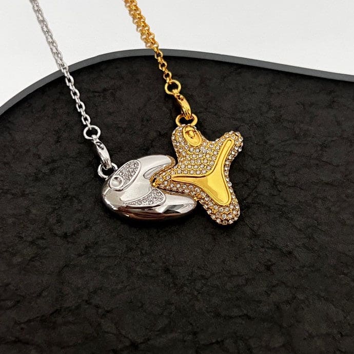 Dior Homme x Kenny Scharf Crystal Pendant Necklace