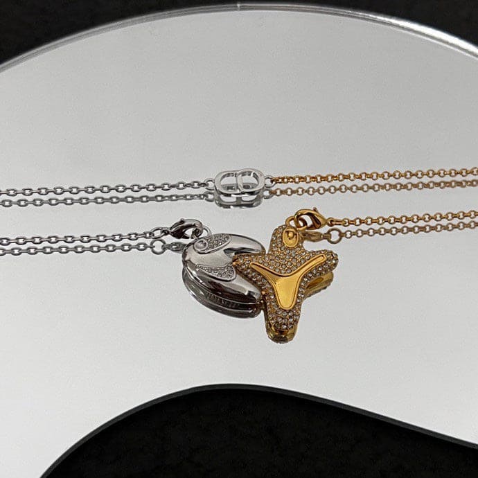 Dior Homme x Kenny Scharf Crystal Pendant Necklace