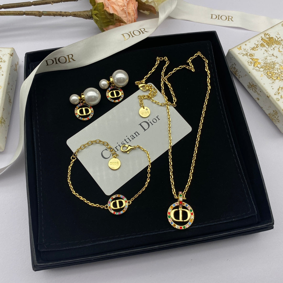Dior Tribales Multicolor Crystal Earrings