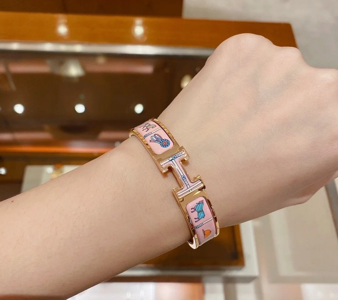 Hermes Clic H Couvertures Bracelet