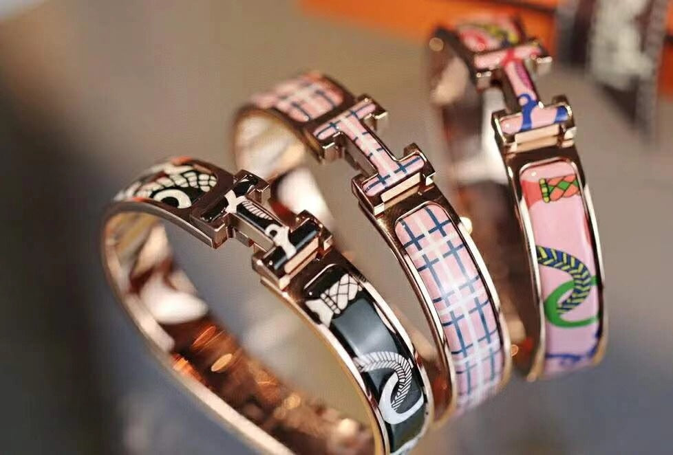 Hermes Clic H Panoplie Equestre Black Bracelet