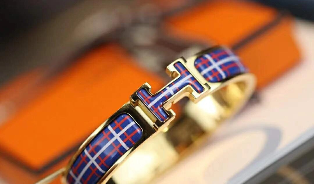 Hermes Clic H Purple Bracelet