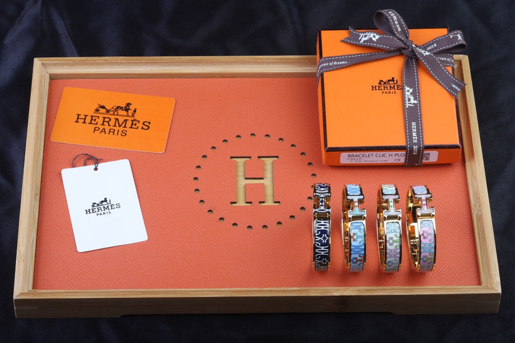 Hermes Clic H Lift Black Bracelet