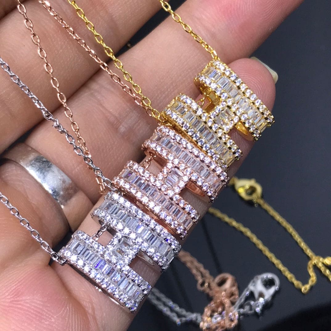 Hermes Diamond Necklace