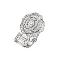 Chanel Diamond Camelia Ring - 18K White Gold