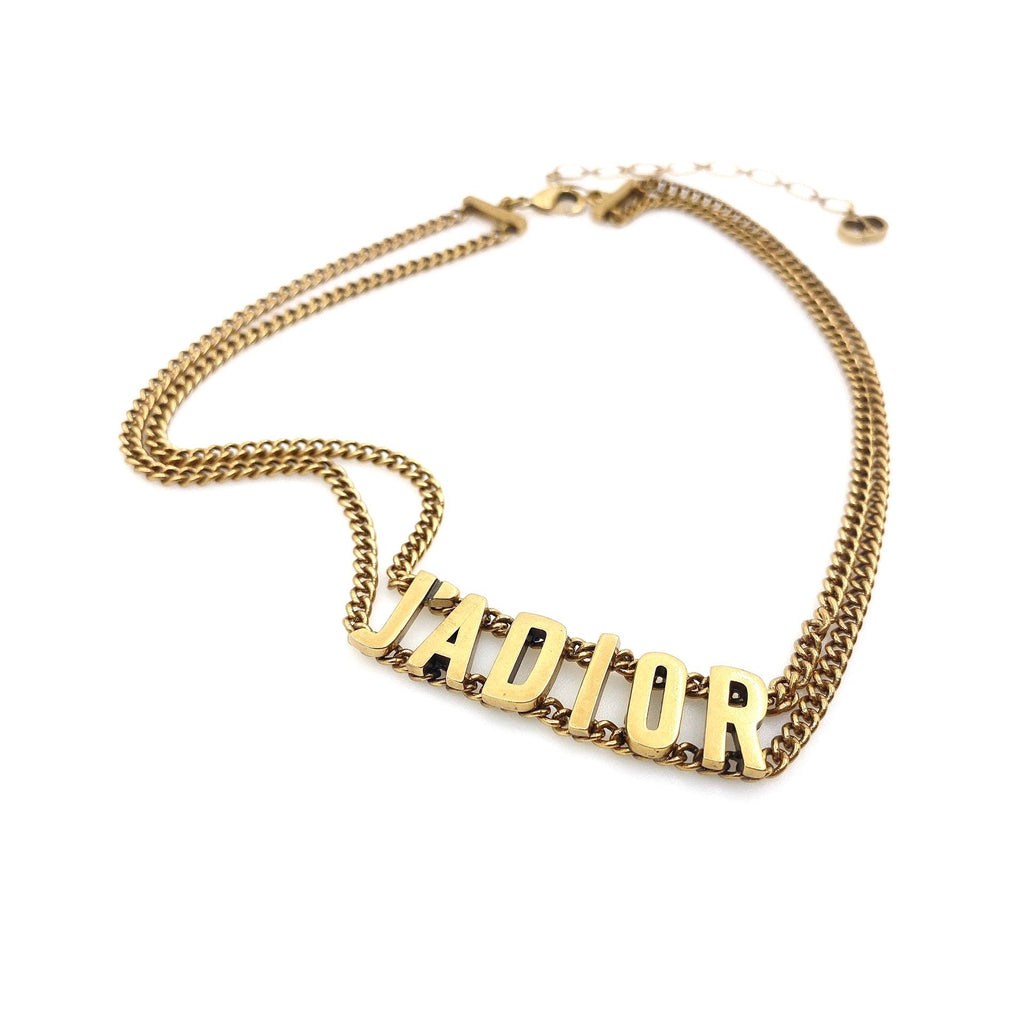 Dior J'Adior Choker Chain Necklace