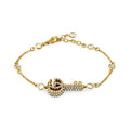 Gucci Double G Crystal Key Bracelet