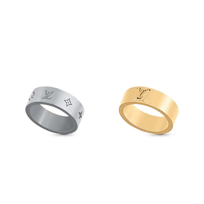 Louis Vuitton Instinct Set of Two Rings - 18K Gold