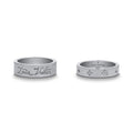 Louis Vuitton You & Me Set of Two Rings - 18K White Gold