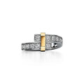 Tiffany Edge Bypass Ring - 18K White Gold