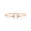 Tiffany Diamond Wire Bracelet - 18K Rose Gold