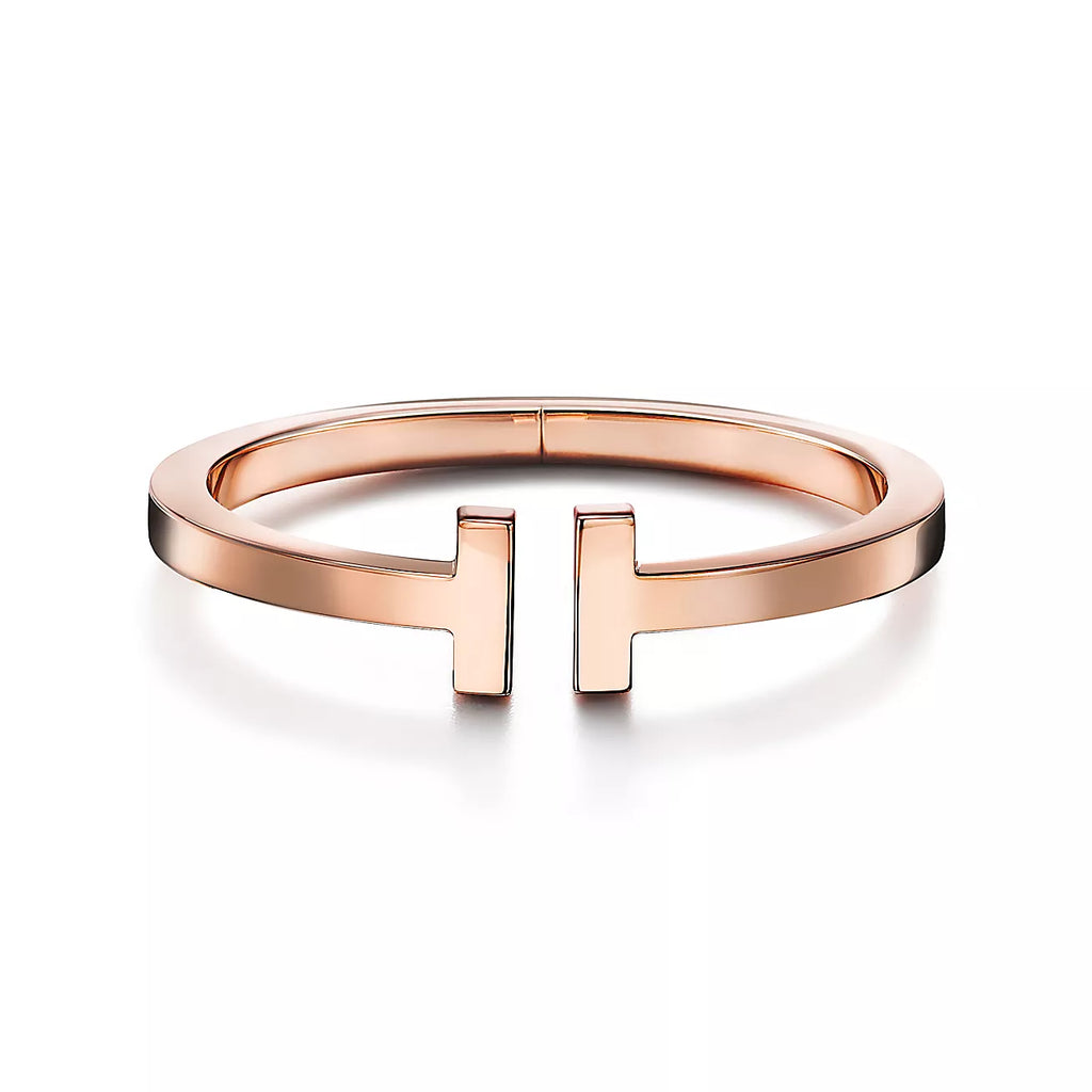 Tiffany Square Bracelet - 18K Rose Gold