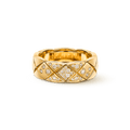 Chanel Coco Crush Diamond Ring - 18K Yellow Gold
