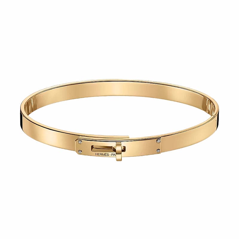 Hermes Kelly Bracelet - 18K Yellow Gold