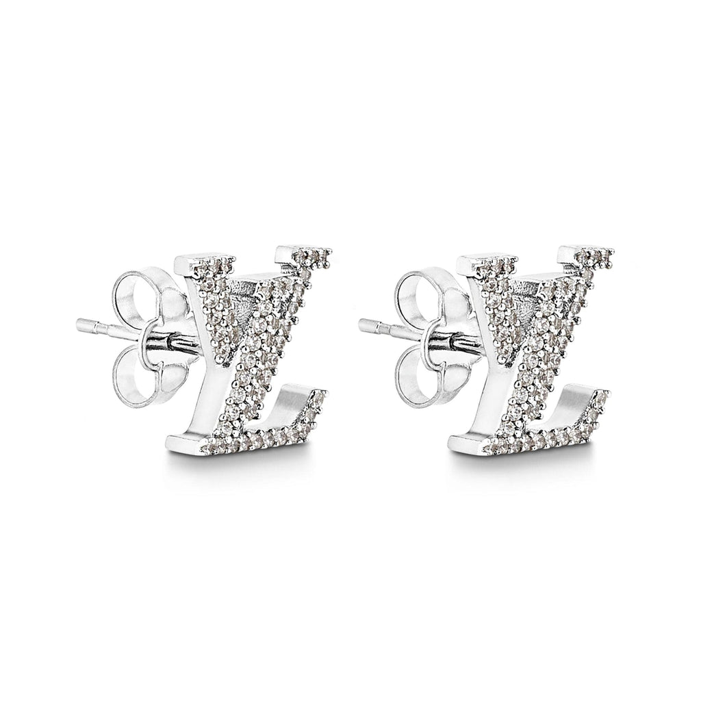 Louis Vuitton Iconic Diamond Earrings - 18K White Gold