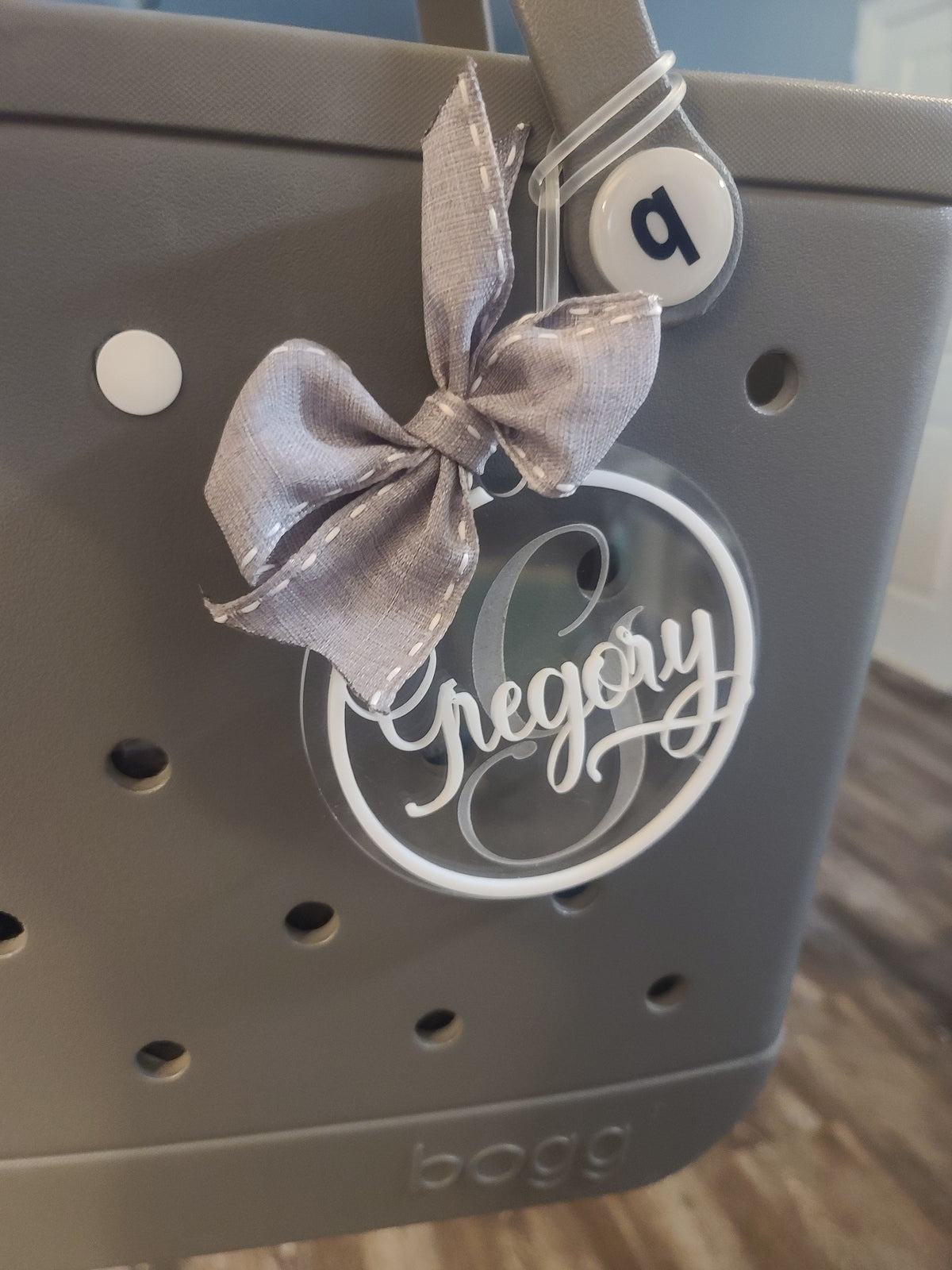 Personalized Acrylic Bag Charm and Name Tag