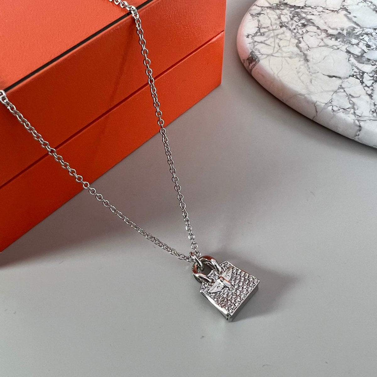 Hermes Amulettes Birkin Pendant Necklace