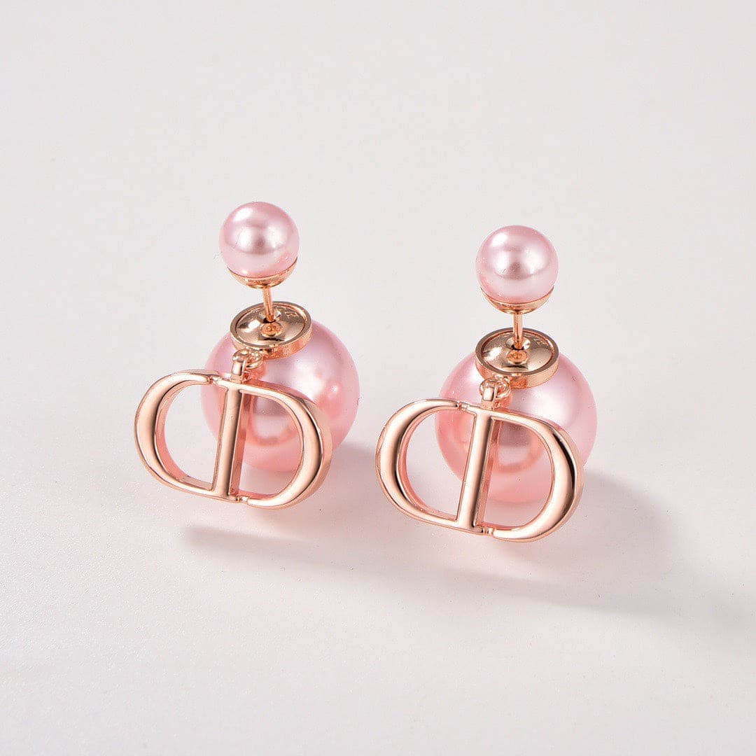 Tribales Pink Pearl Earrings