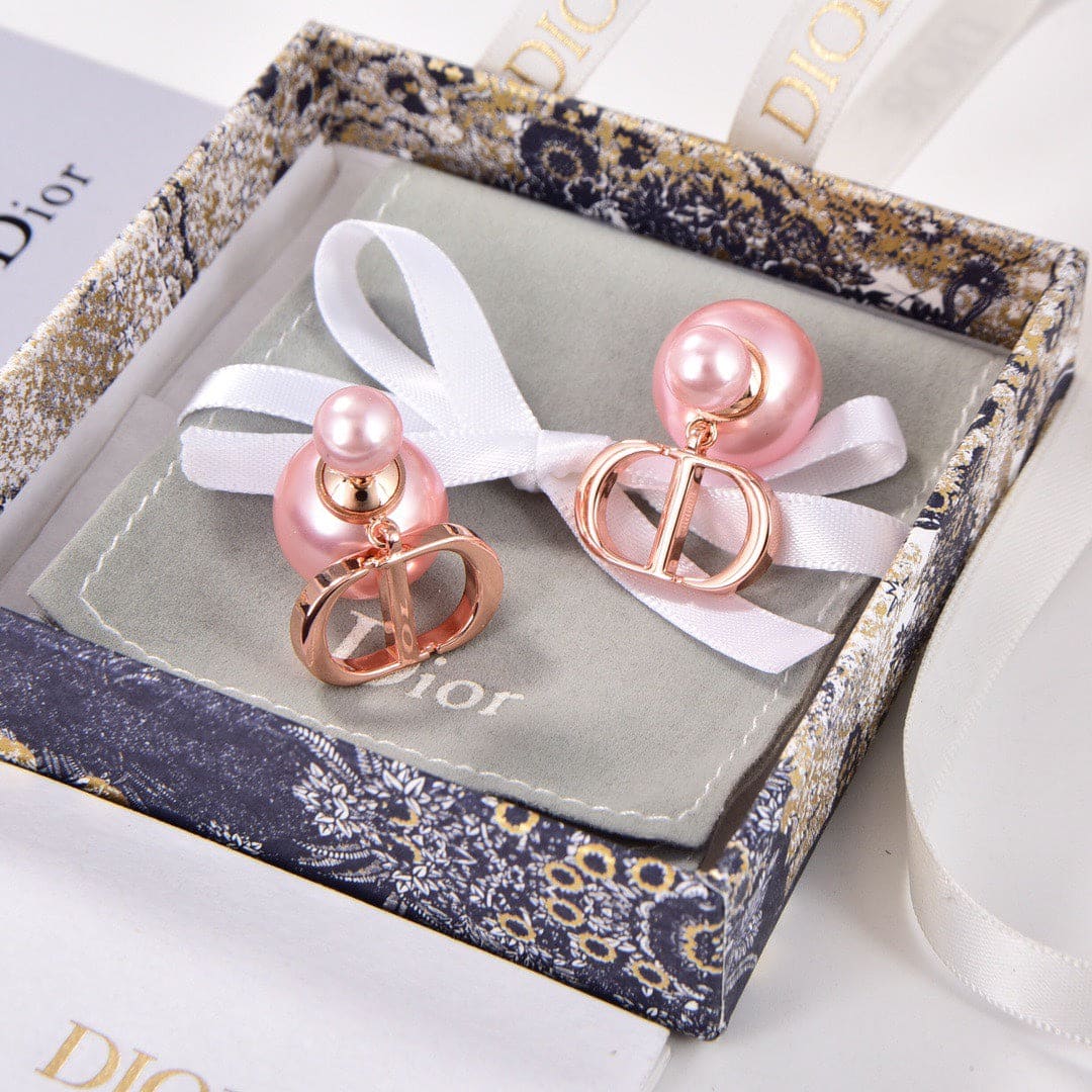 Tribales Pink Pearl Earrings